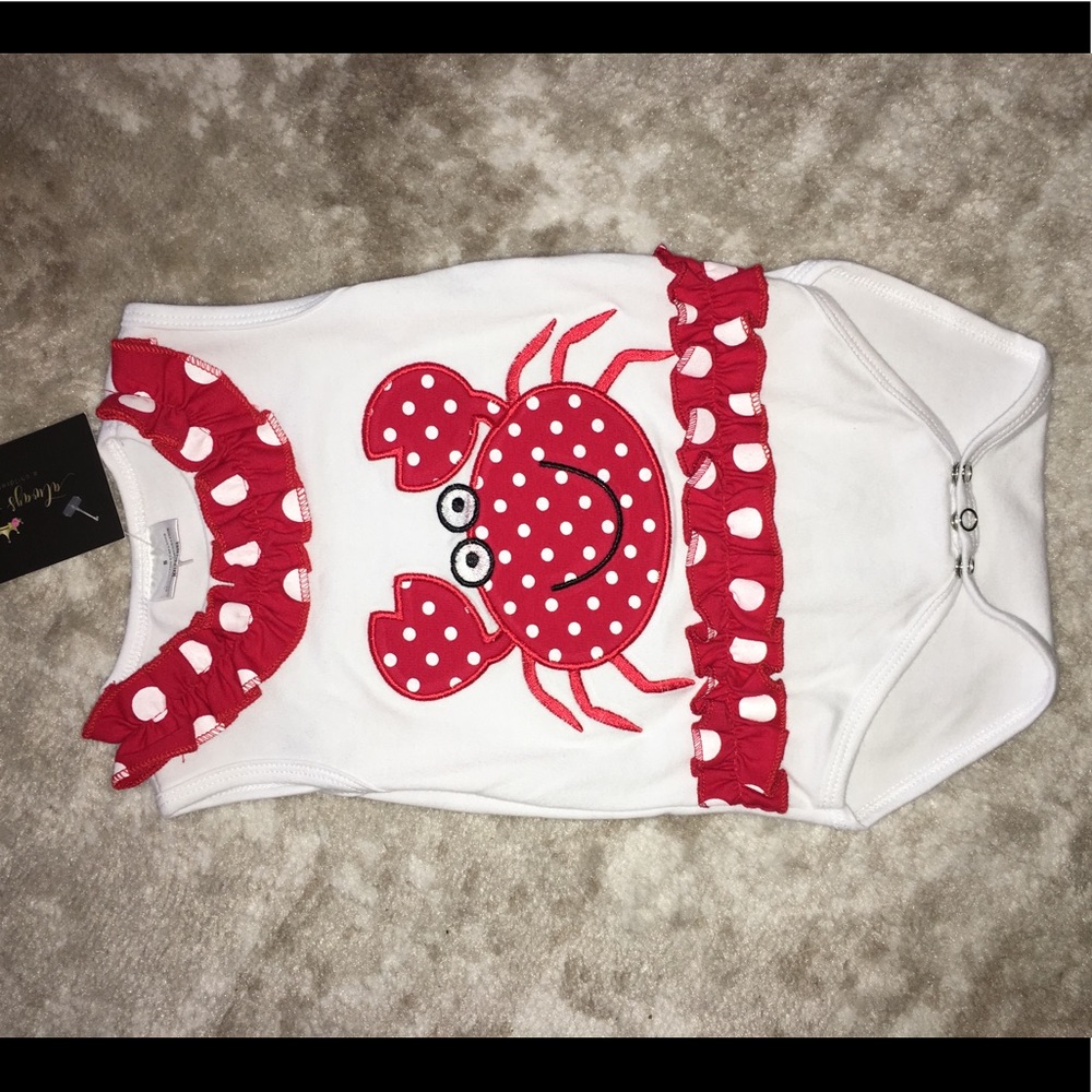 Crab onesie